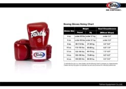 FAIRTEX BOXING GLOVES MEXICAN STYLE BGV9 – BLACK / WHITE -Boxing Club Store BOXINGGLOVESBGV9SIZECHART