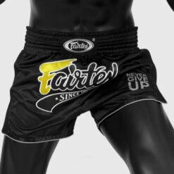 MUAY THAI SHORTS FAIRTEX SLIM CUT BS1708 BLACK