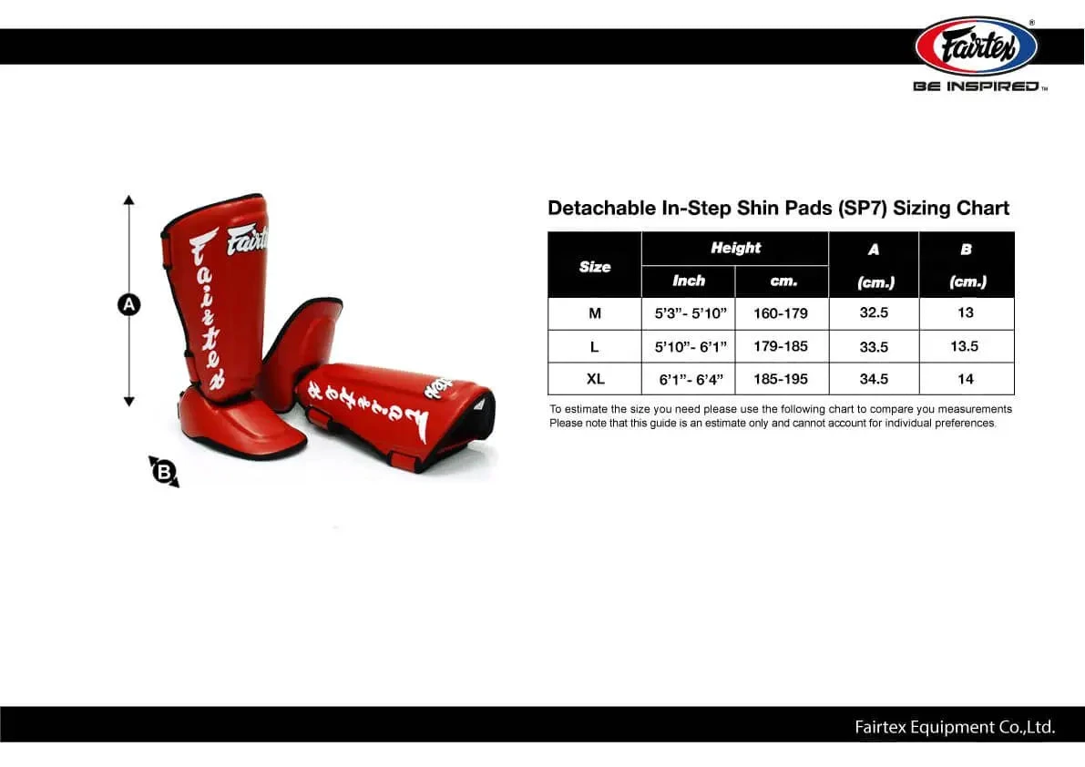 FAIRTEX SHIN GUARDS DETACHABLE IN STEP SHIN PADS SP7 - BLACK 6 FAIRTEX SHIN GUARDS DETACHABLE IN STEP SHIN PADS SP7 - BLACK - Image 6