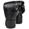 MUAY THAI MICROFIBER BOXING GLOVES FAIRTEX SUPER BLACK - BGV14SB