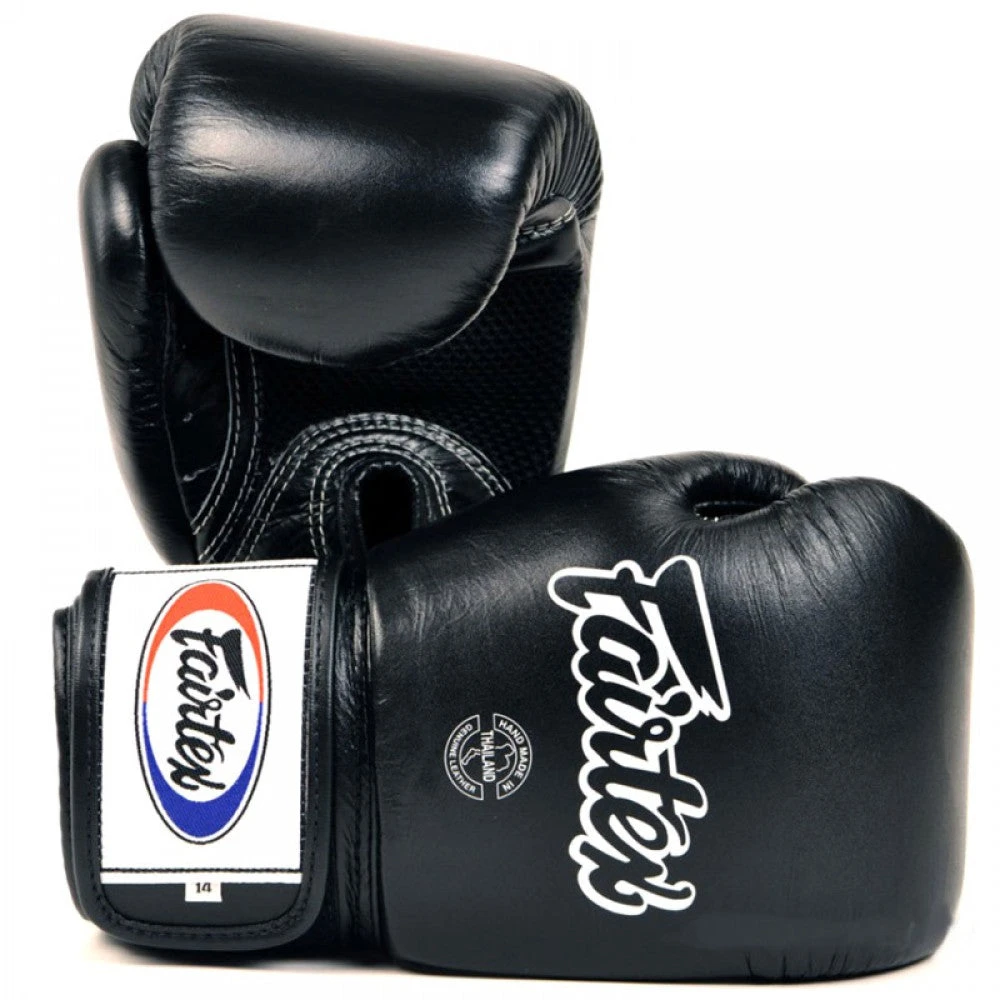 MUAY THAI BOXING GLOVES FAIRTEX - BGV1 BLACK 3 MUAY THAI BOXING GLOVES FAIRTEX - BGV1 BLACK - Image 3