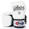 MUAY THAI BOXING GLOVES FAIRTEX - BGV1 WHITE
