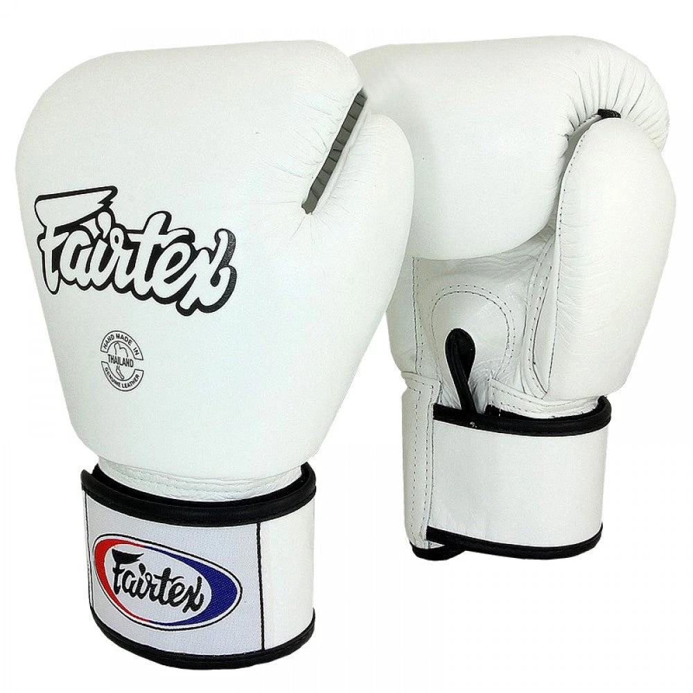 MUAY THAI BOXING GLOVES FAIRTEX - BGV1 WHITE 2 MUAY THAI BOXING GLOVES FAIRTEX - BGV1 WHITE - Image 2