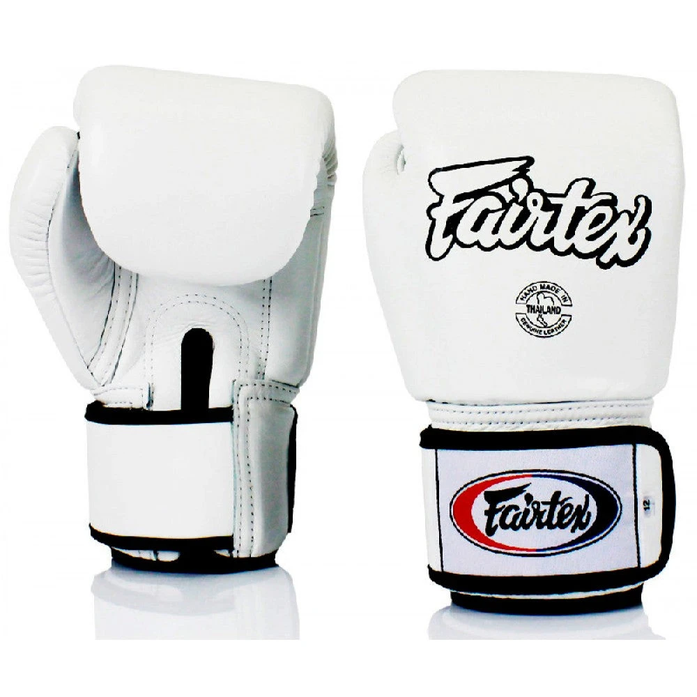 MUAY THAI BOXING GLOVES FAIRTEX - BGV1 WHITE 4 MUAY THAI BOXING GLOVES FAIRTEX - BGV1 WHITE - Image 4