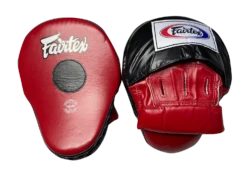 FAIRTEX FOCUS MITTS MUAY THAI ULTIMATE FMV9 - RED/BLACK