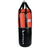 Fairtex Heavy Bag / Leather / Filled / Black Red