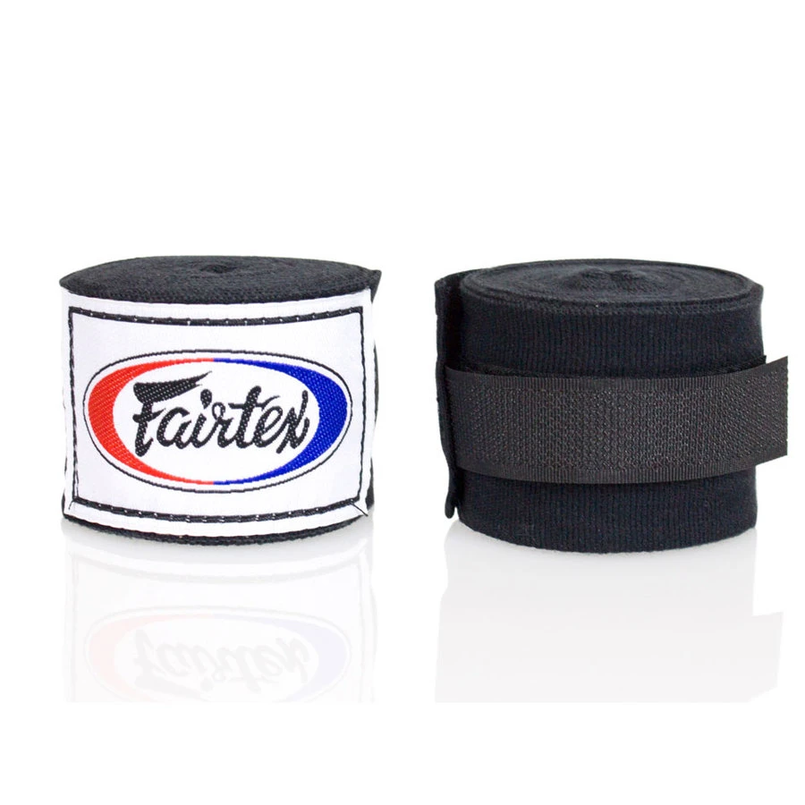 Fairtex Hand Wraps / HW2 / Black - 4.5m 1 Fairtex Hand Wraps / HW2 / Black - 4.5m