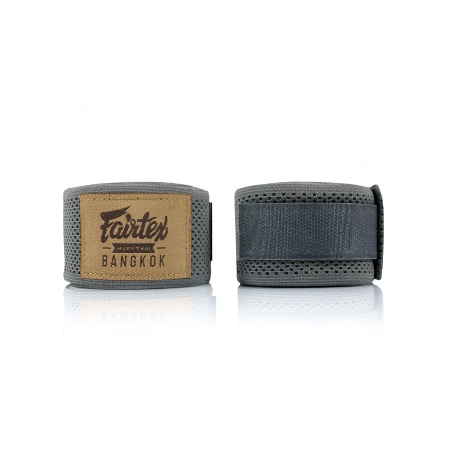 Fairtex Hand Wraps / Mesh / Grey - 4.5m 1 Fairtex Hand Wraps / Mesh / Grey - 4.5m