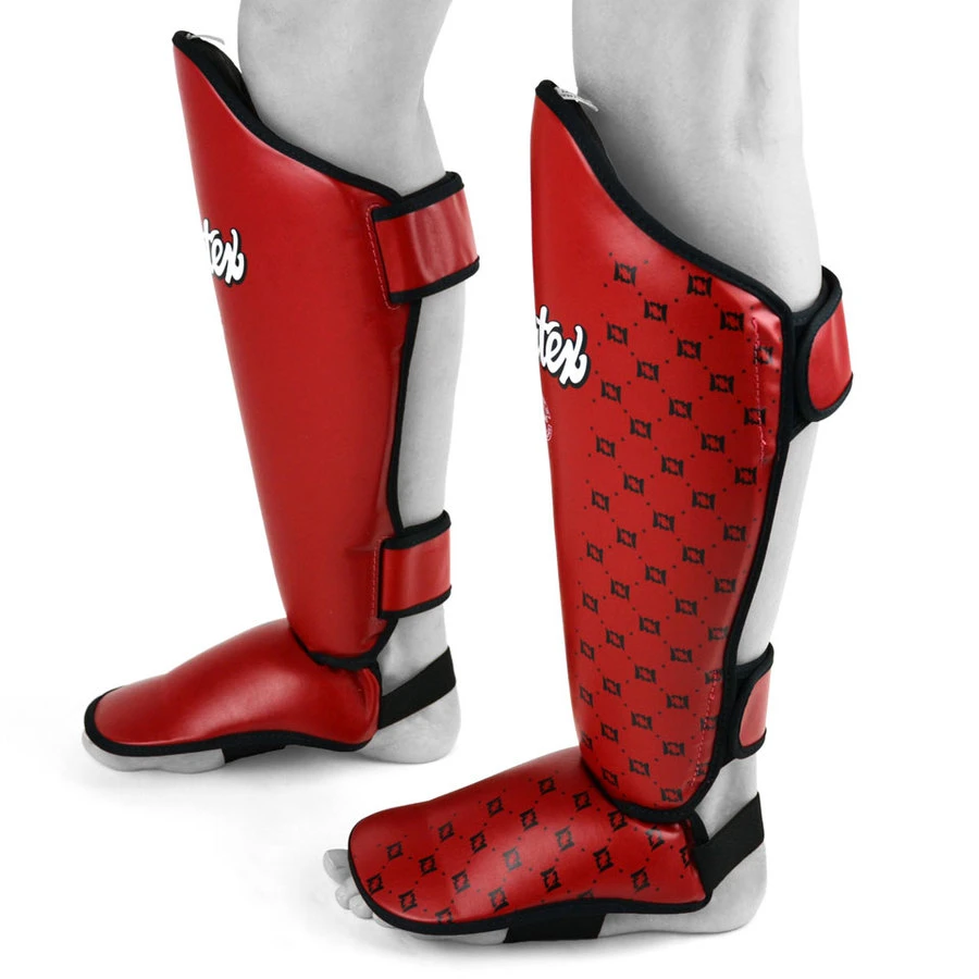 Fairtex Shin Guards / Red 2 Fairtex Shin Guards / Red - Image 2