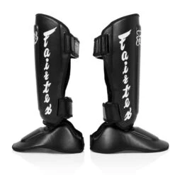 Fairtex Shin Guards / Detachable / Black 8 Fairtex Shin Guards / Detachable / Black -Boxing Club Store FTX SP7 BLK 2
