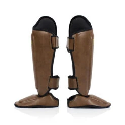 FAIRTEX SHIN GUARDS SP8 - BROWN -Boxing Club Store Fairtex Shinguards SP8 Brown 1