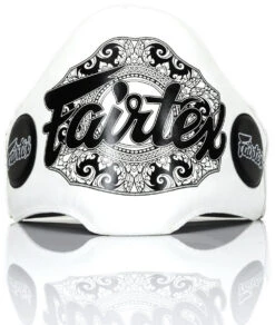 FAIRTEX BELLY PADS LEATHER BPV2 - WHITE