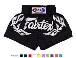 MUAY THAI SHORTS FAIRTEX ETERNAL SILVER BS0647