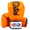 FAIRTEX BOXING GLOVES DELUXE TIGHT-FIT BGV19 - ORANGE