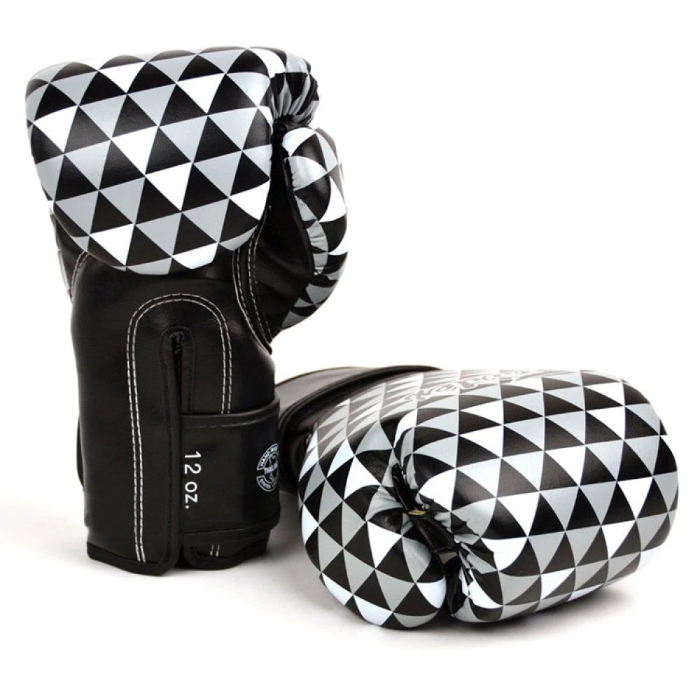 MUAY THAI MICROFIBER BOXING GLOVES FAIRTEX BGV14 - BLACK PRISM 2 MUAY THAI MICROFIBER BOXING GLOVES FAIRTEX BGV14 - BLACK PRISM - Image 2