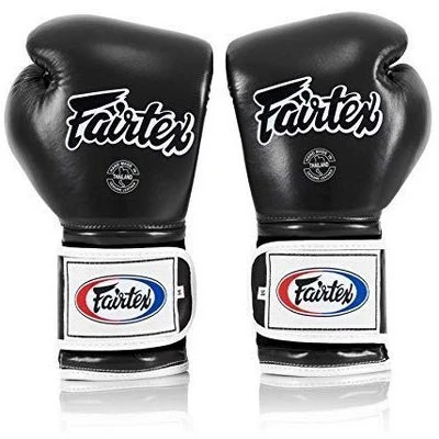 Fairtex BGV9 Mexican Style Black White Muay Thai Boxing Glove - Heavy Hitter 3 Fairtex BGV9 Mexican Style Black White Muay Thai Boxing Glove - Heavy Hitter - Image 3