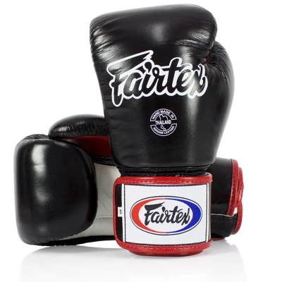 Fairtex BGV1 Black/White/Red Muay Thai Boxing Glove 5 Fairtex BGV1 Black/White/Red Muay Thai Boxing Glove - Image 5