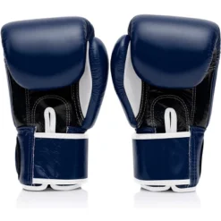 Fairtex BGV1 Blue/Black/White Muay Thai Boxing Training Sparring Gloves