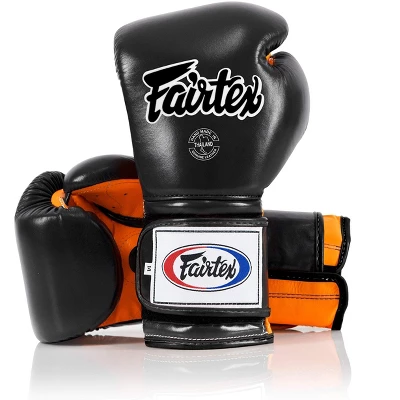 Fairtex BGV9 Mexican Style Black Orange Muay Thai Boxing Glove - Heavy Hitter 5 Fairtex BGV9 Mexican Style Black Orange Muay Thai Boxing Glove - Heavy Hitter - Image 5