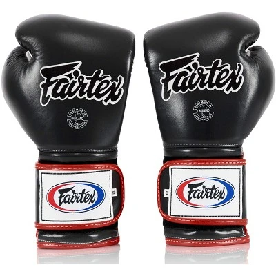 Fairtex BGV9 Mexican Style Black/White/Red Muay Thai Boxing Glove - Heavy Hitter 3 Fairtex BGV9 Mexican Style Black/White/Red Muay Thai Boxing Glove - Heavy Hitter - Image 3