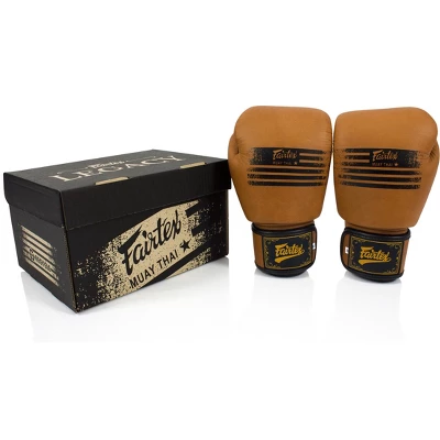 Fairtex BGV21 Legacy Muay Thai Boxing Gloves MMA UFC K1 Kick Boxing Training Genuine Leather Classic Matte Brown 4 Fairtex BGV21 Legacy Muay Thai Boxing Gloves MMA UFC K1 Kick Boxing Training Genuine Leather Classic Matte Brown - Image 4