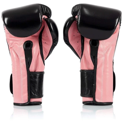 Fairtex BGV9 Mexican Style Black Pink Muay Thai Boxing Glove - Heavy Hitter 1 Fairtex BGV9 Mexican Style Black Pink Muay Thai Boxing Glove - Heavy Hitter