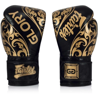Fairtex Glory BGVG2 Black Kickboxing Glove 3 Fairtex Glory BGVG2 Black Kickboxing Glove - Image 3