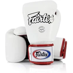 Fairtex BGV1 White/Black/Red Muay Thai Boxing Glove -Boxing Club Store GUEST 6460d011 562e 4085 9036 0acf8894787e