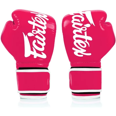 Fairtex BGV14 Pink/White Muay Thai Boxing Glove 3 Fairtex BGV14 Pink/White Muay Thai Boxing Glove - Image 3