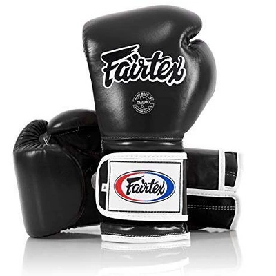 Fairtex BGV9 Mexican Style Black White Muay Thai Boxing Glove - Heavy Hitter 5 Fairtex BGV9 Mexican Style Black White Muay Thai Boxing Glove - Heavy Hitter - Image 5