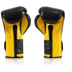 Fairtex BGV9 Mexican Style Black Yellow Muay Thai Boxing Glove - Heavy Hitter