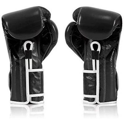 Fairtex BGV9 Mexican Style Black White Muay Thai Boxing Glove - Heavy Hitter 1 Fairtex BGV9 Mexican Style Black White Muay Thai Boxing Glove - Heavy Hitter