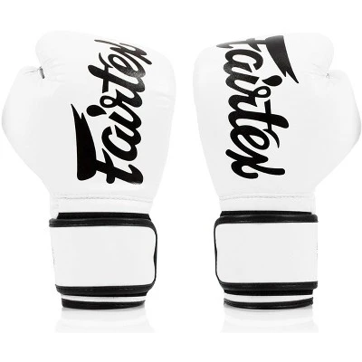 Fairtex BGV14 White Muay Thai Boxing Glove 3 Fairtex BGV14 White Muay Thai Boxing Glove - Image 3