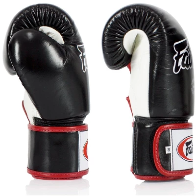 Fairtex BGV1 Black/White/Red Muay Thai Boxing Glove 4 Fairtex BGV1 Black/White/Red Muay Thai Boxing Glove - Image 4
