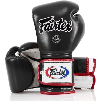 Fairtex BGV9 Mexican Style Black/White/Red Muay Thai Boxing Glove - Heavy Hitter 5 Fairtex BGV9 Mexican Style Black/White/Red Muay Thai Boxing Glove - Heavy Hitter - Image 5