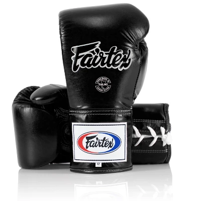 Fairtex BGL6 Pro Leather Laced Competition Gloves - Locked Thumb For Muay Thai And Boxing 15 Fairtex BGL6 Pro Leather Laced Competition Gloves - Locked Thumb For Muay Thai And Boxing - Image 15