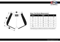 FAIRTEX MUAY THAI SHORTS FAIRTEX SLIM CUT BS1712 WHITE -Boxing Club Store MUAYTHAISHORTSFairtex Slim Cut SIZECHART 2e9c64ff f263 4a3c 8f35 1bd8d6901bda