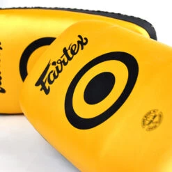 MUAY THAI PADS FAIRTEX CURVED LIGHT WEIGHT KICK PADS - KPLC5 GOLD -Boxing Club Store THAIPADSFAIRTEXKPLC5GOLD6