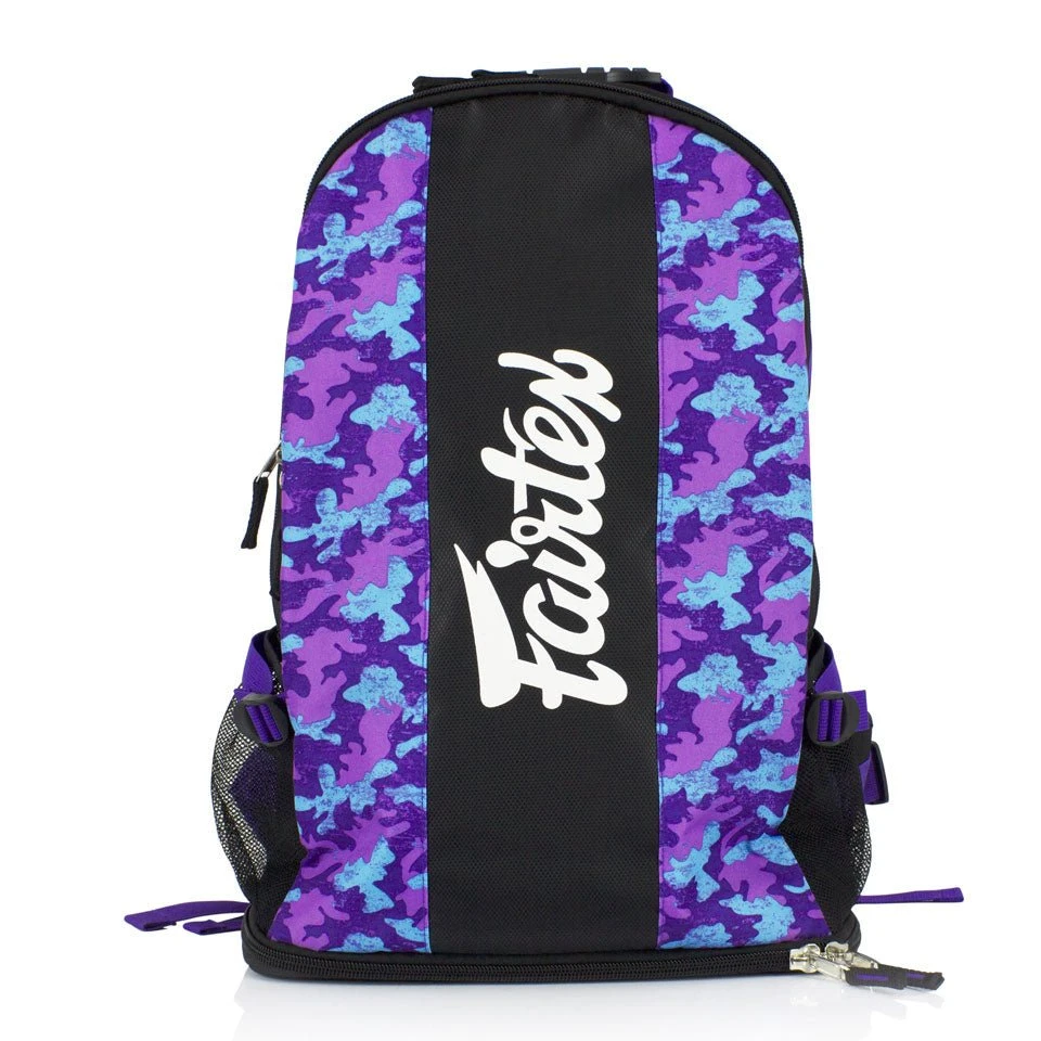 BAG4 Fairtex Purple Camo Rucksack Gym Bag 2 BAG4 Fairtex Purple Camo Rucksack Gym Bag - Image 2