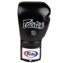 BGL3 Fairtex Black-White Lace-up Sparring Gloves -Boxing Club Store bgl3 fairtex black white lace up sparring gloves 378836