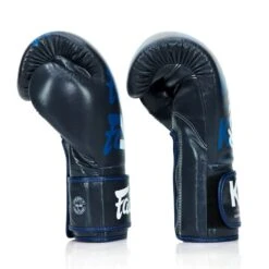 BGV Fairtex X KGP Blue Velcro Boxing Gloves -Boxing Club Store bgv fairtex x kgp blue velcro boxing gloves 687709
