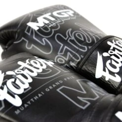 BGV Fairtex X MTGP Black Velcro Boxing Gloves -Boxing Club Store bgv fairtex x mtgp black velcro boxing gloves 488452