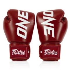 BGV1 Fairtex X ONE Championship Red Boxing Gloves -Boxing Club Store bgv1 fairtex x one championship red boxing gloves 198549