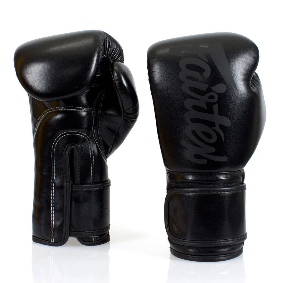 BGV14 Fairtex Black Microfiber Gloves 2 BGV14 Fairtex Black Microfiber Gloves - Image 2