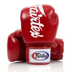 BGV19 Fairtex Red Deluxe Tight-Fit Gloves