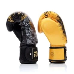 BGV26 Fairtex Harmony Six Black-Gold Boxing Gloves -Boxing Club Store bgv26 fairtex harmony six black gold boxing gloves 654427