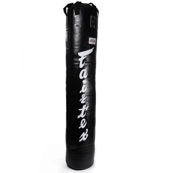Fairtex 6ft Banana Kick Bag Black - Filled 45kg 1 Fairtex 6ft Banana Kick Bag Black - Filled 45kg