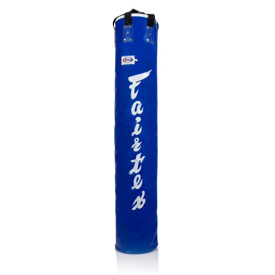 Fairtex 6ft Banana Kick Bag Blue - Filled 45kg 1 Fairtex 6ft Banana Kick Bag Blue - Filled 45kg