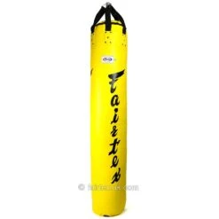 Fairtex 6ft Yellow Banana Kick Bag - Unfilled -Boxing Club Store fairtex 6ft yellow banana kick bag unfilled 289041