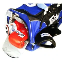 Fairtex BAG2 Blue Heavy Duty Gym Bag -Boxing Club Store fairtex bag2 blue heavy duty gym bag 585716